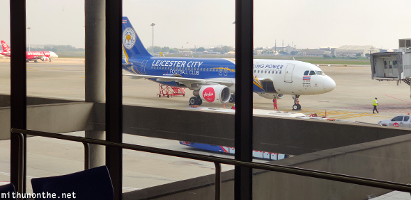 Leicester City airplane King Power Thailand