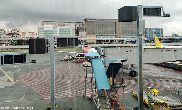 Manila airport morning Sheraton Marriott