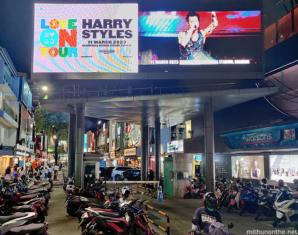Harry Styles Bangkok concert ad