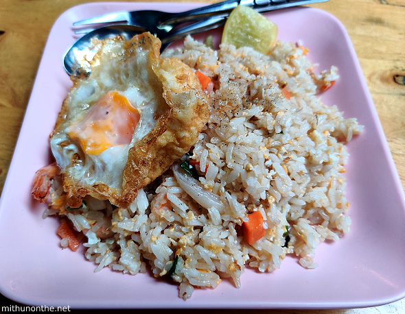 Seafood fried rice Bangkok Thailand