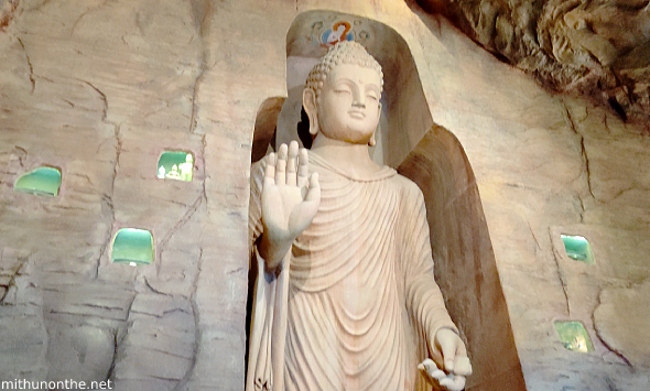 Bamiyan Buddha statue replica Bangkok