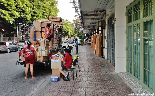 Boriphat road Bangkok Thailand