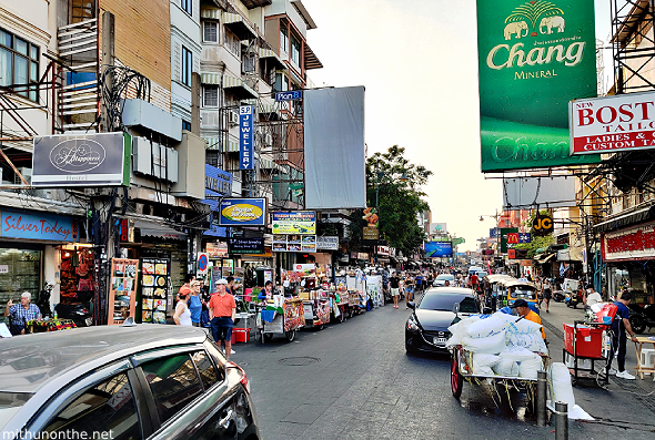 Khao San road Chang Bangkok