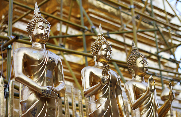 Buddha statues at Doi Suthep, Chiang Mai