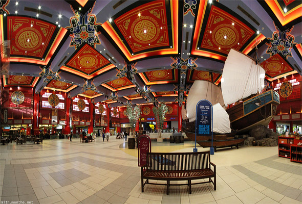 Ibn Battuta mall China court panorama