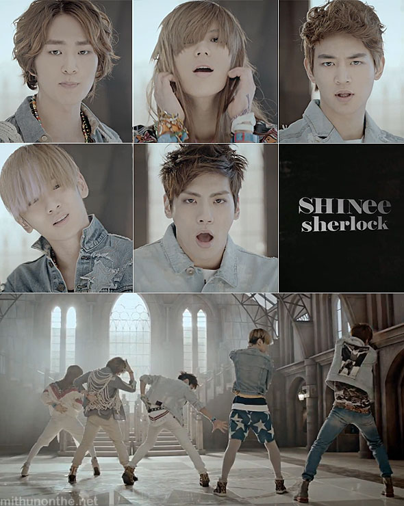 Shinee members Sherlock MV screencaps kpop