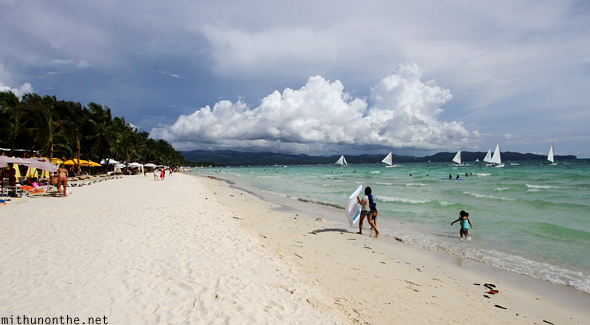 White beach Boracay Philippines