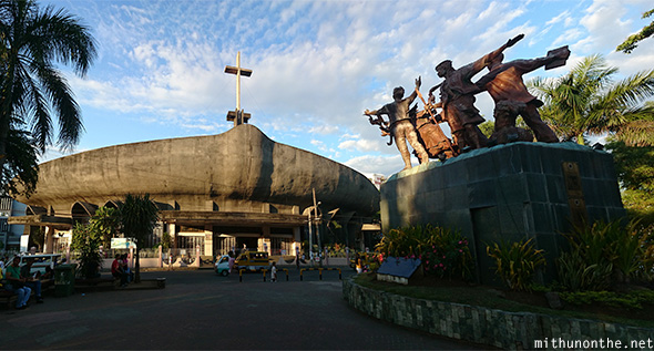 San Pedro Cathedral people monument-davao