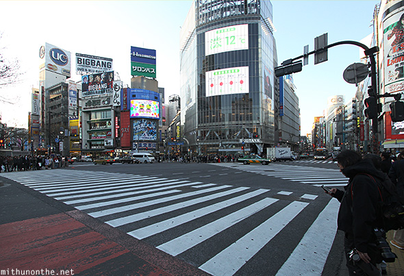 Shibuya crossing junction Tokyo Japan