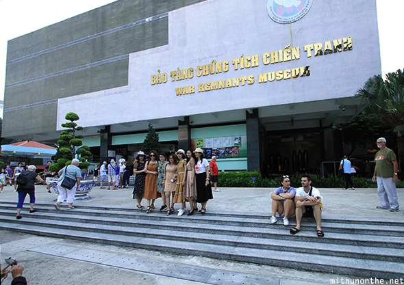 War remnants museum Saigon Vietnam
