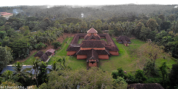 Sree Thrikkaikunnu Mahadeva temple drone view