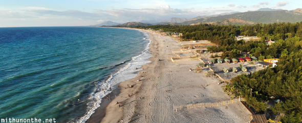 LiwLiwa beach blue sea aerial drone