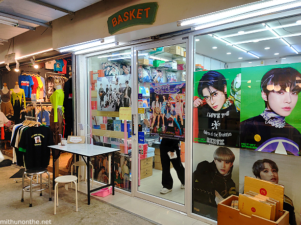 Basket kpop store Siam Square Bangkok