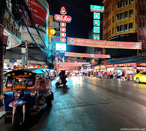 Chinatown Bangkok at night Thailand